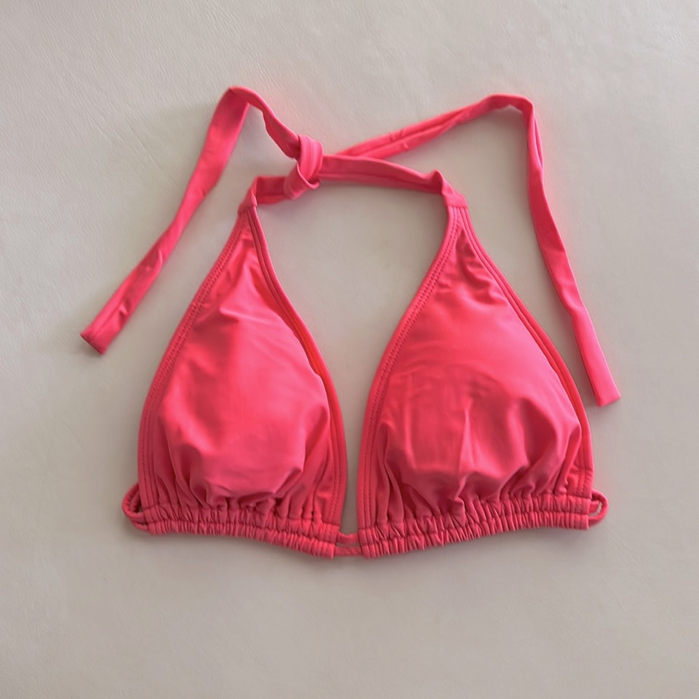 Luli Fama Coral Bikini Top DD
